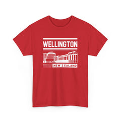 Wellington New Zealand Cities of The World Series Unisex Heavy Cotton Tee