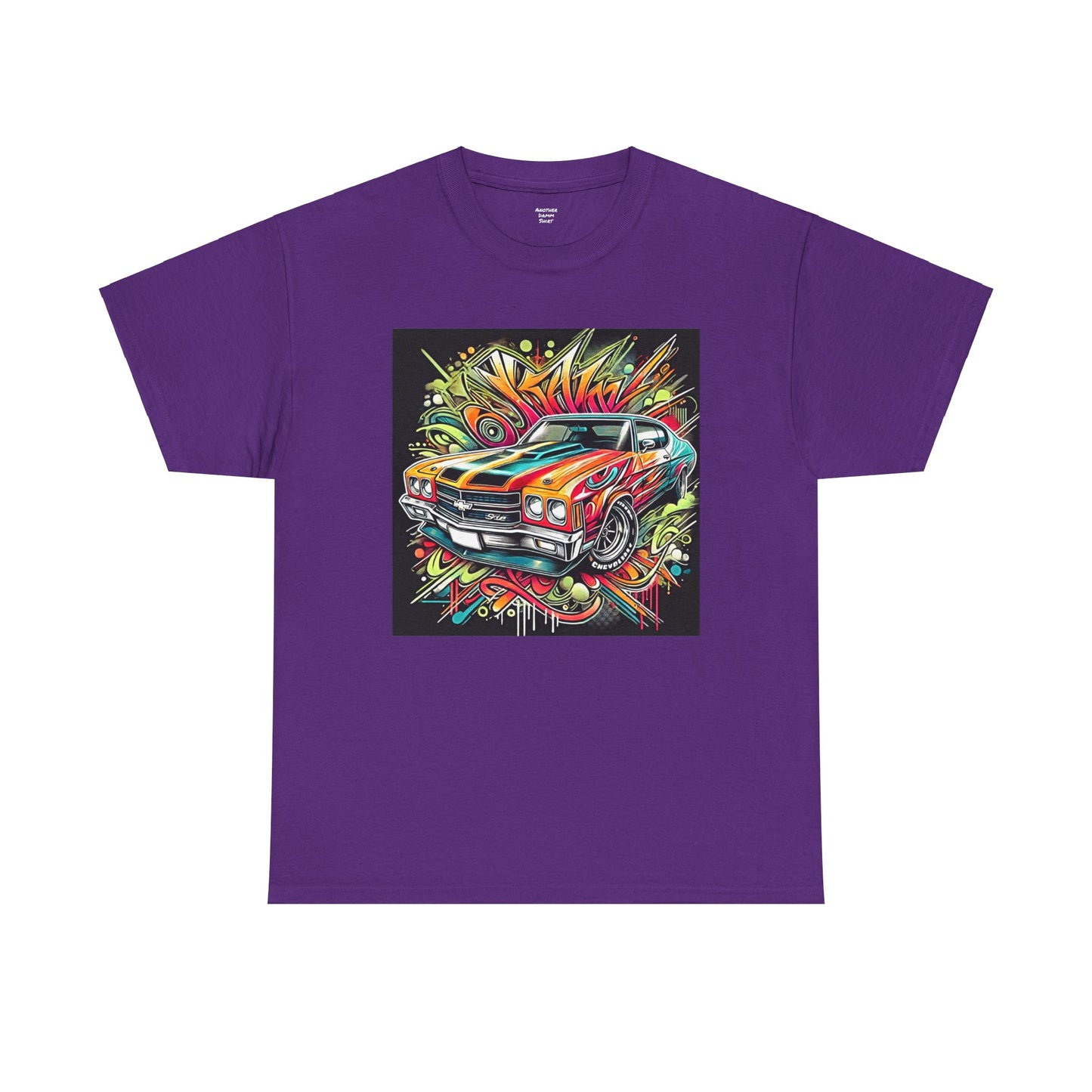 Graffiti Mania Chevy Chevelle Graphic - Unisex Heavy Cotton Tee