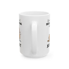 Funny Cat Fart Graphic Mug, Social Distancing Humor mug, white ceramic cat mug, 11oz, 15oz, , cat lover mug, gift for her, Cat Mom Birthday