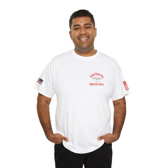 SUBMARINER RED Friday T Shirt with Fouled Anchor, American Flag, FBM / Boomer Silhouette. Remember Everyone Deployed, Dolphins