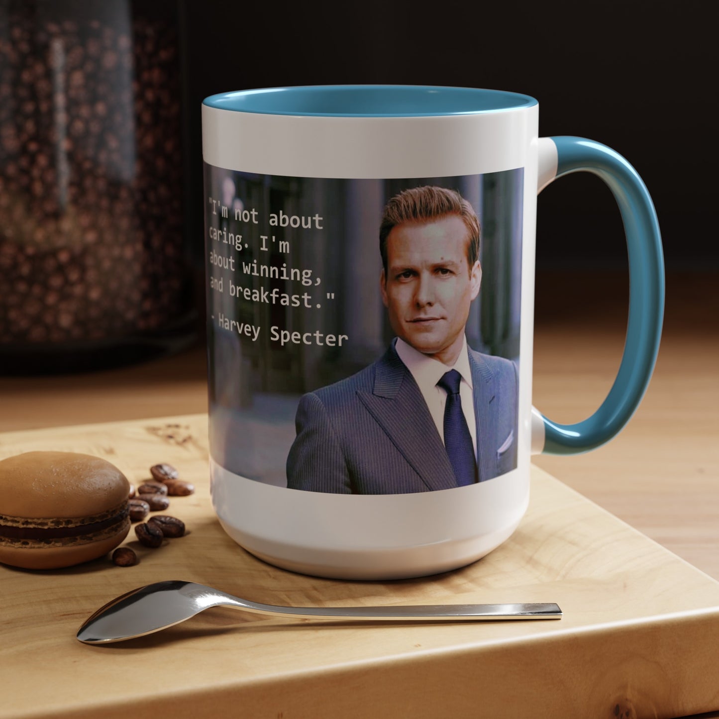 Harvey Specter Suits Mug: Inspirational TV Quote, 11-15oz