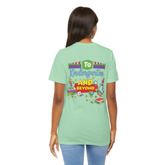 Personalized Name Kindergarten Teacher T-Shirt —  Kindergarten and Beyond Graphic Tee