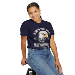 Your Home Town Personalized Eagle T‑Shirt — "Small Town, Big Heart"