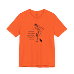 Terry Fox Inspirational Amputee Quote - Unisex Short Sleeve Tee,Amputee Awareness,Gift For Him,Gift For Her,Leg Amputee,Limb Loss Awareness