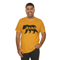 Nature-Inspired Bear Graphic Tee, Outdoor Adventure Shirt, Wilderness Apparel, Hiking Gift, Unisex Nature T-Shirt
