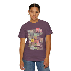 Classic Rock Concert Tickets  Garment-Dyed T-shirt