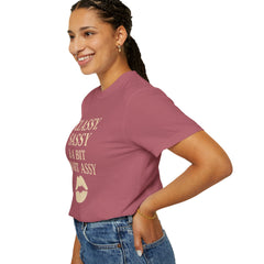 Classy Sassy T-shirt, Unisex Casual Top, Statement Tee, Gift for Her, Fashion Apparel, Birthday Humor Shirt