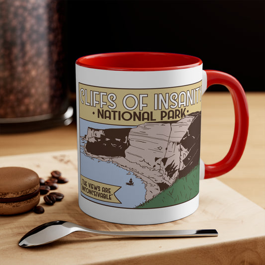 Cliffs of Insanity National Park, Accent Mug