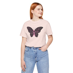 Butterfly Cancer Awareness and Survivor - Unisex Jersey Short Sleeve Tee
