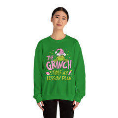 Grinch Stole My Lesson Plan Sweatshirt