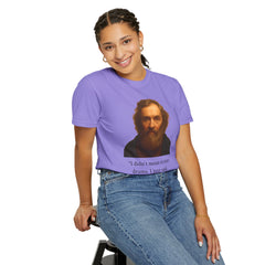 Historical Galileo Galilei Portrait Quote T‑Shirt — "I didn't mean to start drama. I just said the Earth moves."