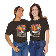 Fall Vibes Teacher T-Shirt — That Teacher Life Tee