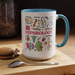 Nephrology Coffee Mug - Perfect Gift for Medical Professionals and Students, Stemmed Coffee Cup, Healthcare Appreciation, Unique Coffee Mug