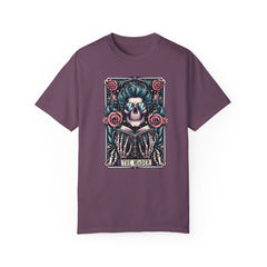 TAROT CARD WEED T Shirt, Vintage Style tee, Skeleton Reader Graphic Tee, Weed Lover, Smoke Cannabis tee, Relaxed Fit tee, Stoner Lifestyle