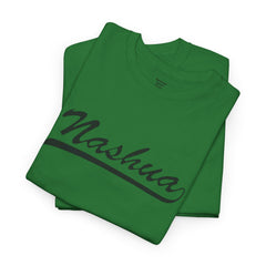 Nashua Unisex Heavy Cotton Tee - Retro Dunder Mifflin Design for Nostalgic Fans