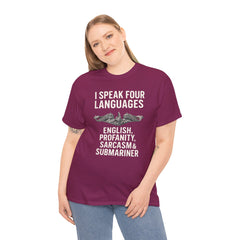 Funny United States Submarine Multilingual T-Shirt