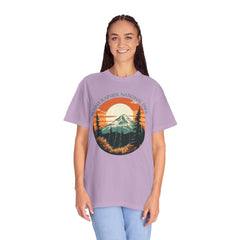 Mount Rainier National Park Graphic, Comfort Colors Soft Relaxed Fit Unisex Garment-Dyed T-shirt