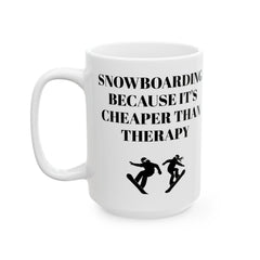 Snowboarding Therapy - Ceramic Mug