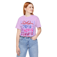 Tired Teacher Summer Club Tee