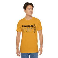 Physical Therapy Unisex Tee - Spine Graphic Gift for PT Student
