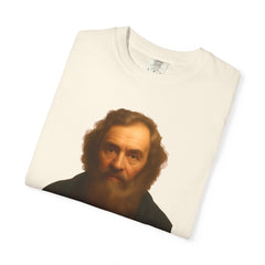 Historical Galileo Galilei Portrait Quote T‑Shirt — "I didn't mean to start drama. I just said the Earth moves."