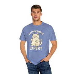 Cattywampus Expert T-Shirt | Funny Cat Tee, Gift for Cat Lovers, Cute Pet Shirt, Casual Wear, Unisex Apparel