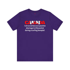 Funny Canadian Language Quote Unisex Tee