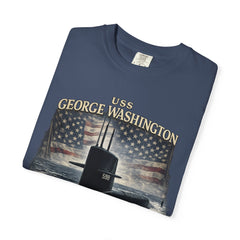 USS George Washington SSBN 598 Submarine T-Shirt with a quote from its namesake