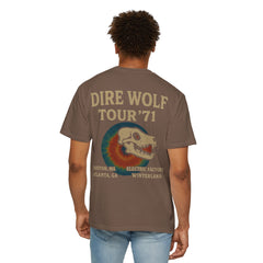 Retro Band Tour Unisex Comfort Colors T-Shirt - Dire Wolf '71