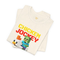 Video Game Chicken Jockey Tee - Unisex Short Sleeve T-Shirt