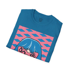Dope Pop Art Girl Unisex Softstyle T-Shirt