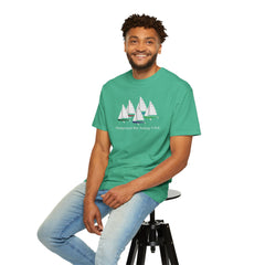Hempstead Bay Sailing Club T-Shirt — Vintage Sailboat Race Day Tee