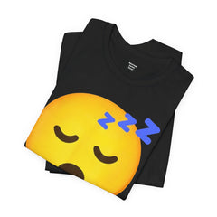 Emoji Whos Sleepy - Graphic Unisex Jersey Short Sleeve Tee