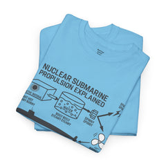 Nuclear Submarine Propulsion Explained Tee, Science Shirt, Geeky Gift, Educational Apparel, STEM Fashion, Nerdy T-Shirt