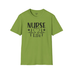 Nurse Life - Unisex Softstyle T-Shirt | Nurse Awareness,Medical Wear,Gift For Him,Scrubs Lover, RN, Hospital Staff Gift,Gift For Her