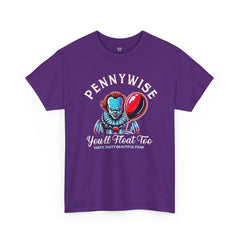 Horror Clown Red Balloon Tee — “You’ll Float Too” Graphic Shirt