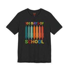 100 DAYS OF SCHOOL - Unisex Jersey Short Sleeve Tee | Elementary School Holiday, Gift For Her, Gift For Him, Teacher Shirt, Classroom Shirt