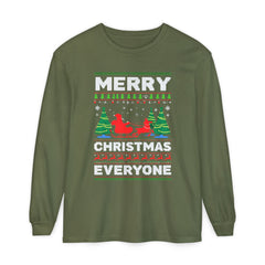 Merry Christmas Everyone Long Sleeve T-Shirt - Unisex Holiday Apparel