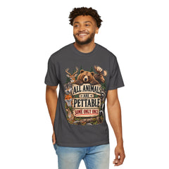 All Animals Are Pettable T-Shirt – Funny Animal Lover Wildlife Design