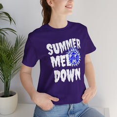 Summer Meltdown Graphic Tee — "Summer Melt Down" Sun Design
