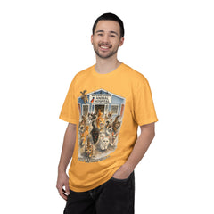 Front Graphic "Who Let the Cats Out?" Baldwin Harbor Animal Hospital Cute Vet Clinic T Shirt