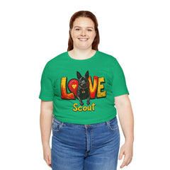 Personalized Love Your Dog T-Shirt — Designed with your dogs name and picture Graphic Tee