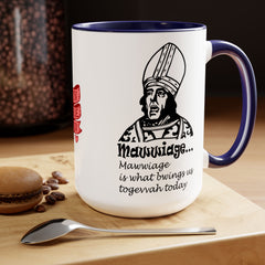 Wuv True Wuv / The Clergyman / Princess Bride / 80s Movies / Two-Tone Mugs, 15 oz. mug / Unique Fan Gift / Film Quote / Gift for him