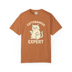 Cattywampus Expert T-Shirt | Funny Cat Tee, Gift for Cat Lovers, Cute Pet Shirt, Casual Wear, Unisex Apparel
