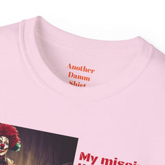 My Missing Limb? It Was A Crazed Clown With A Chainsaw! - Unisex T Shirt | Amputee Humor, Limb Awareness, Prosthetic Apparel, Amputee Gift
