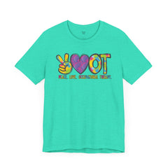 Peace Love  Occupational Therapy shirt, OT shirt, OT practitioner gift, OT student gift, ot graphic tee, gift for her,  gift for him
