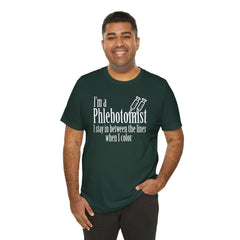 Phlebotomist Humor Tee, Funny Medical Shirt, Nurse Gift, Blood Tech Wear, Cute Phlebotomy Humor, Healthcare Apparel