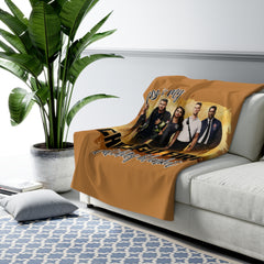 Chicago Fire Watching Sherpa Blanket