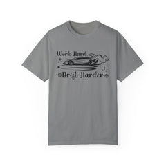 Sports Car Drift Unisex T-Shirt - Work Hard, Drift Harder