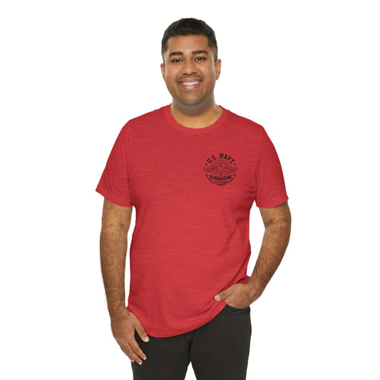 US Navy Submariner Veteran RED Friday, Unisex Jersey Short Sleeve Tee